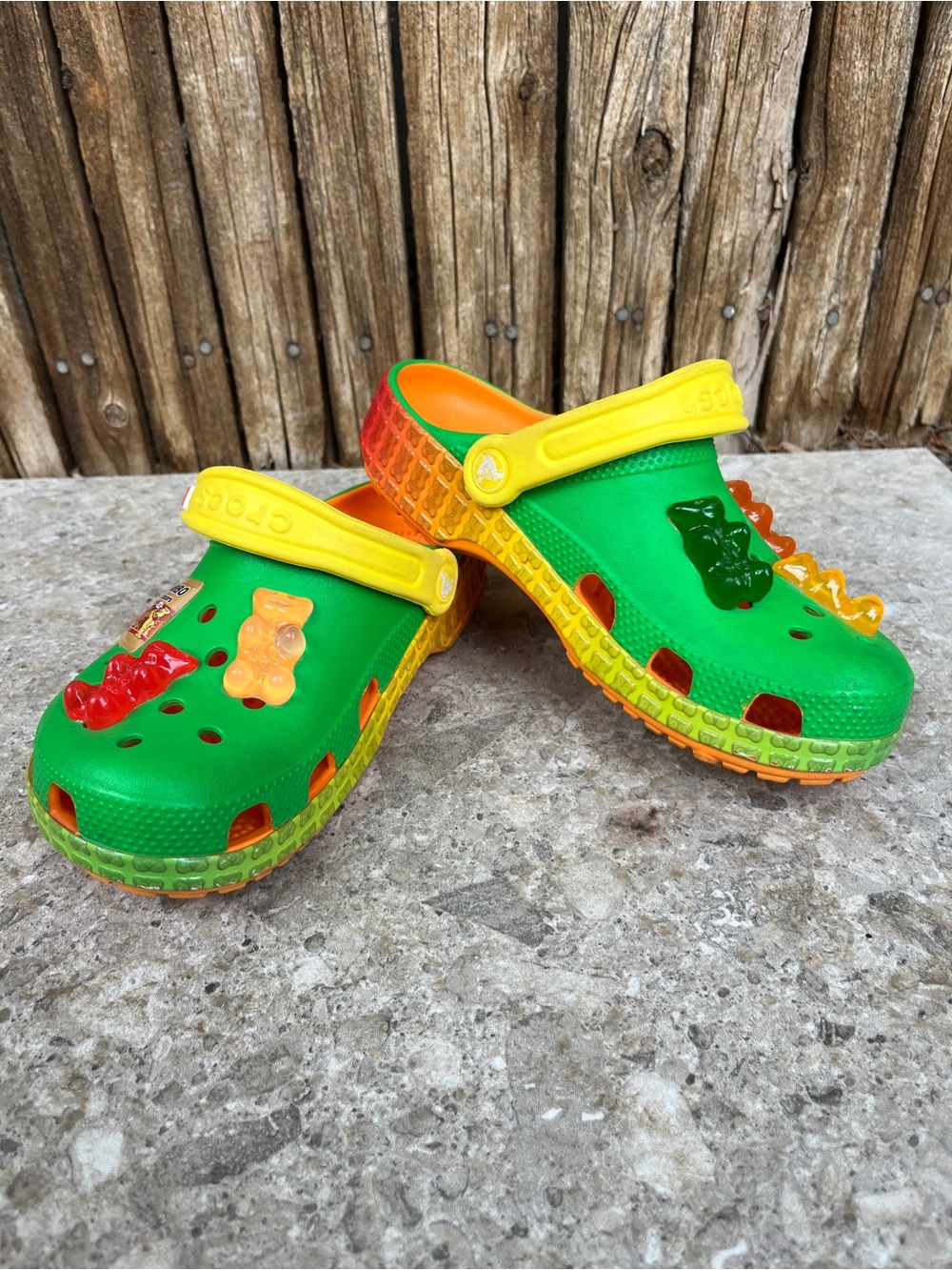 Crocs x Haribo Gummy Bear Classic Clog Slip On Trendy Comfort Kids’ Youth Shoes